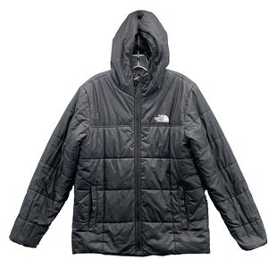 The North Face Reversible Puffer Jacket Youth Boy's XL Camp Hike Gorpcore Winter